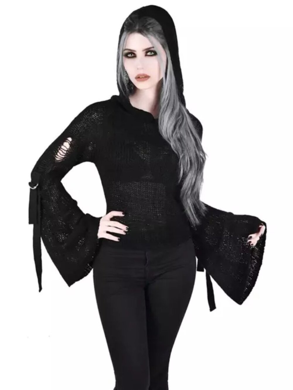 KILLSTAR | Shock Me Knit Hoodie | Size M | New WITHOUT Tags | Retired